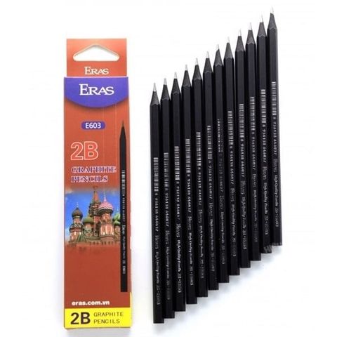  Bút Chì đen 2B Eras E603 sản phẩm chính hãng 