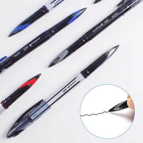  Bút lông kim 0.7mm Hàng chính hãng Uniball Thương hiệu nhật bản UBA-188-L (Xanh - Đỏ) (Chiếc) 