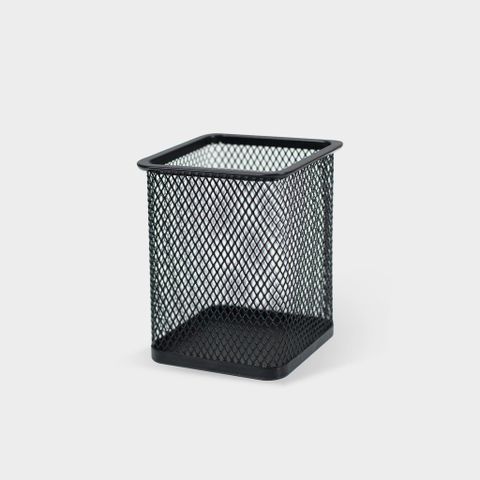  Khay đựng bút lưới đen sắt vuông ABT9840 sản phẩm chính hãng Tròn and Vuông 