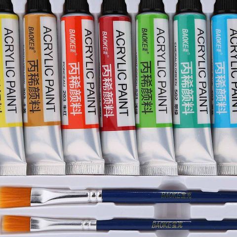  Set Bút dạ màu Acrylic Baoke MP294- 12/24 màu màu (Hộp) 