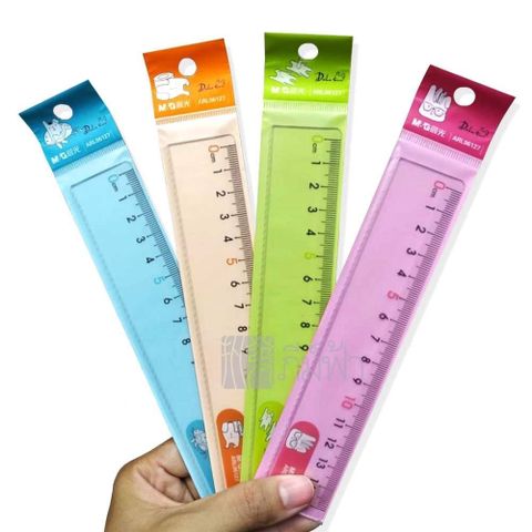  Thước nhựa trong nhiều màu 15cm ARL96127 sản phẩm chính hãng (Giao màu ngẫu nhiên) 