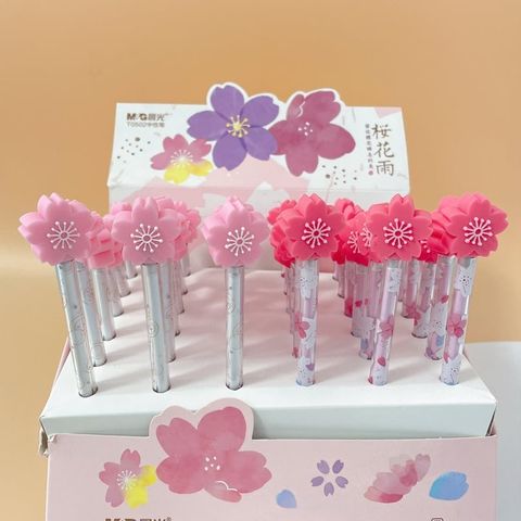  Bút nước 0.5mm M&G Hoa anh đào AGPT0571B - Xanh sản phẩm chính hãng 