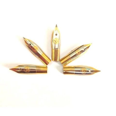  Ngòi Bút Máy Thay Thế- Ngòi Hoa Vàng Êm Trơn, Thanh Đậm sản phẩm chính hãng 