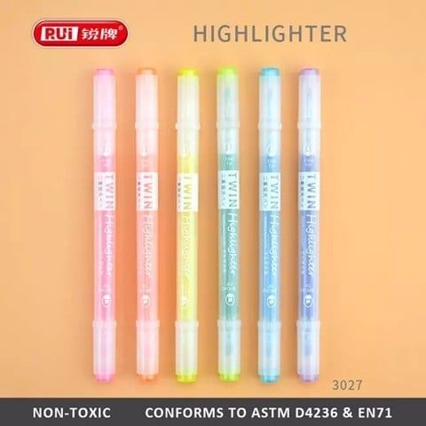  bút nhớ 2 đầu 6 màu Baoke No.3027 (24) 