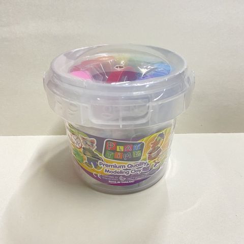  Xô đất nặn 12 màu 150g + 2 khuôn hình Playtime 008-2SM12150  sản phẩm chính hãng 