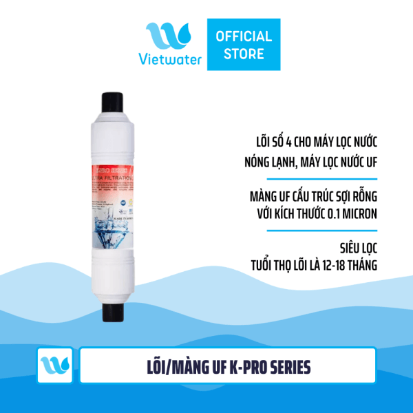  Bộ lõi Kpro Series dùng cho máy lọc nước nóng lạnh, máy lọc nước UF -  bộ lõi dùng cho tất cả các máy lọc nước nóng lạnh (Korihome Kangaroo Karofi...) 