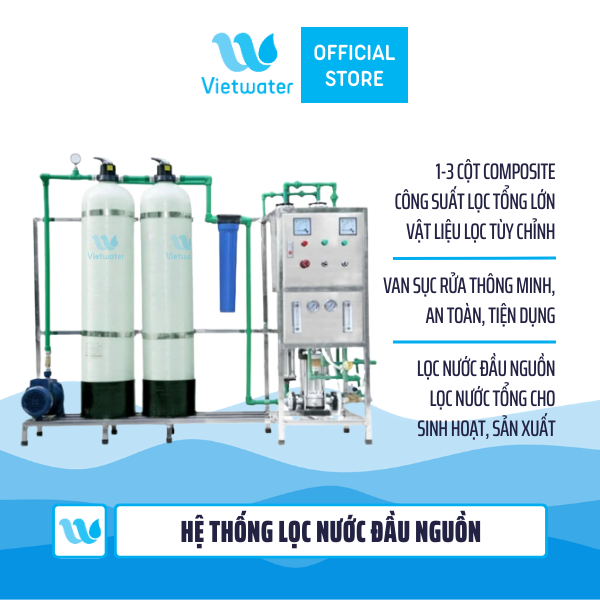  Hệ thống lọc nước công nghiệp 125LPH – dây chuyền lọc nước tinh khiết RO 125l/h 
