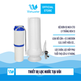  Thiết bị lọc nước tại vòi để bàn Vietwater TW1PU – thiết bị lọc nước lắp trên bồn rửa 