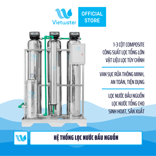  Hệ thống lọc tổng lọc nước đầu nguồn UF-UV 3 cột Inox 1054 – Hệ thống lọc nước tổng SW3I-1054-UFUV 