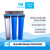  Bộ lọc nước sinh hoạt 20 inch Pasteur (bộ ba - bộ lọc thô) 