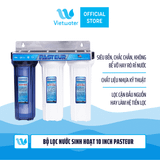  Bộ lọc nước sinh hoạt 10 inch Pasteur (bộ ba - bộ lọc thô) 
