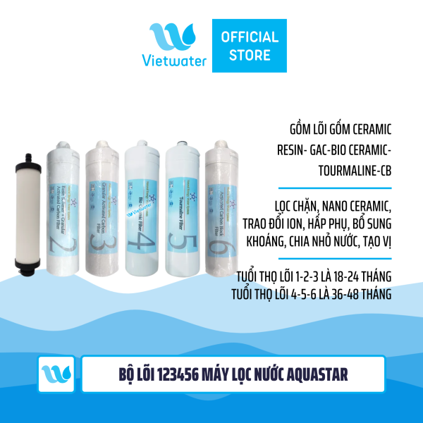  Bộ lõi máy lọc nước Nano Aquastar 