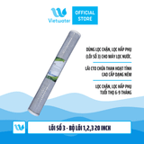  Bộ lõi số 123 20 inch (lõi PP-UDF-CTO) - dùng cho máy lọc nước ro, bộ lọc thô 