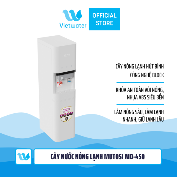  Cây nước nóng lạnh Mutosi MD-450 hút bình 