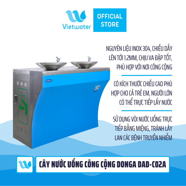  Cây nước uống công cộng DONGA DAD-C02a 