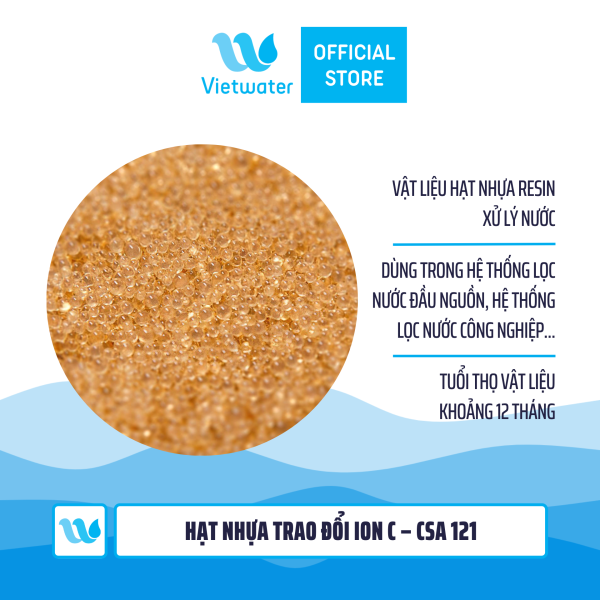  Hạt nhựa trao đổi ion C – CSA 121 