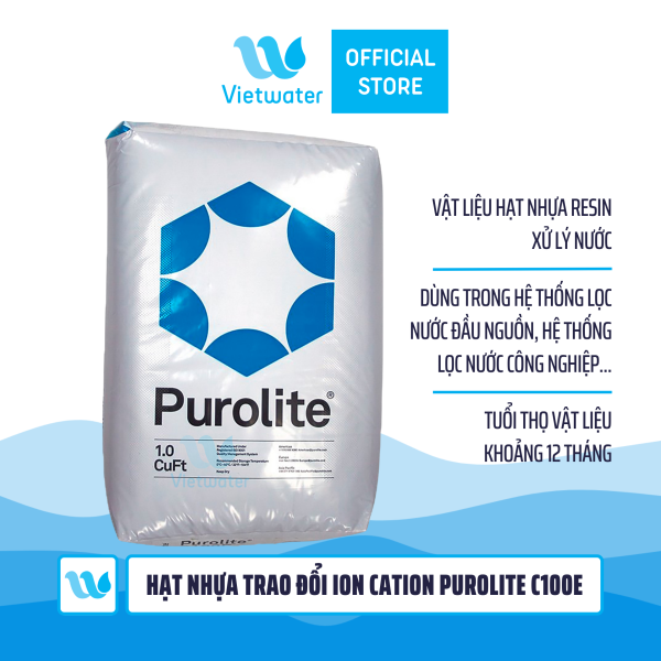  Hạt nhựa trao đổi ion Cation Purolite C100E 