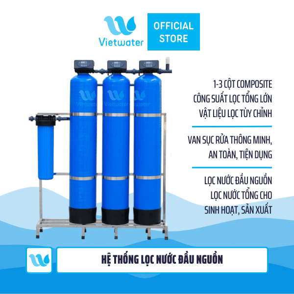  Hệ thống lọc tổng lọc nước đầu nguồn 3 cột Composite 1054 – hệ thống lọc nước tổng SW3C-1054 