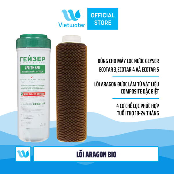  Lõi Aragon Bio Geyser - lõi số 2 máy lọc nước Geyser Ecotar 3 Ecotar 4 Ecotar 5 