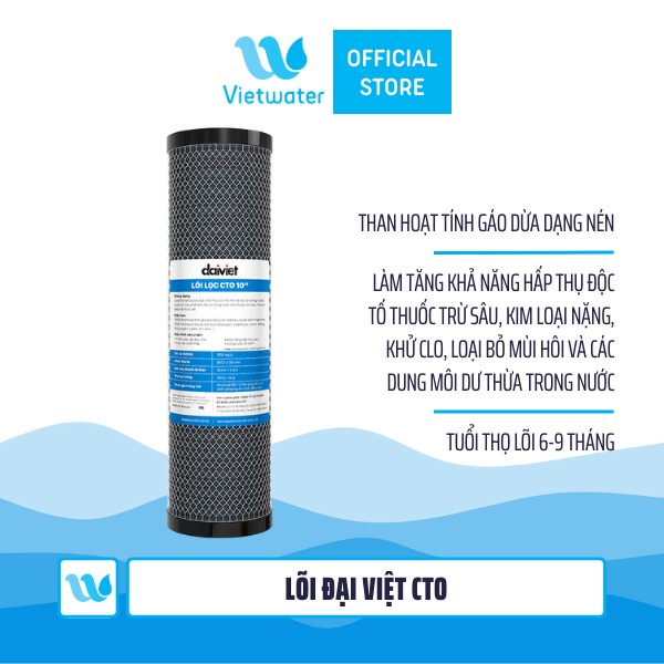  Lõi lọc CTO than hoạt tính 10