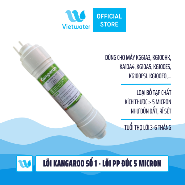  Bảng giá thay thế lõi lọc Kangaroo KG61A3 