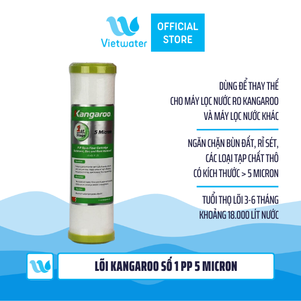  Lõi Kangaroo số 1 PP 5 Micron 