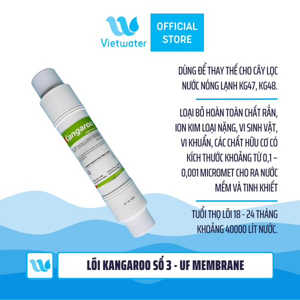  Lõi Kangaroo số 3 - UF Membrane 