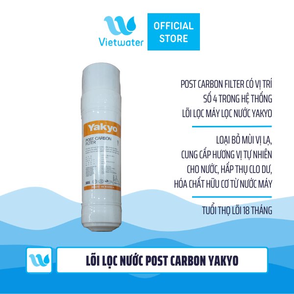  Lõi lọc nước Post Carbon Yakyo 