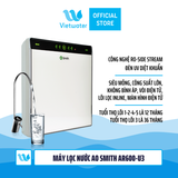  Máy lọc nước Ao Smith AR600-U3 - máy lọc nước có đèn uv diệt khuẩn công suất lớn không bình áp vòi điện tử màn hình điện tử 
