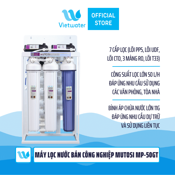  Máy lọc nước bán công nghiệp MUTOSI 50L/h MP-50GT 