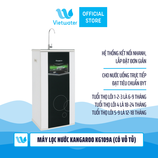  Máy lọc nước Kangaroo KG109A (Có Vỏ Tủ) 