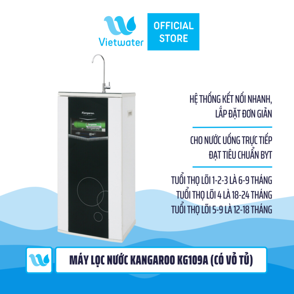  Máy lọc nước Kangaroo KG109A (Có Vỏ Tủ) 