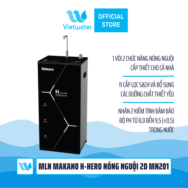  Máy lọc nước nóng nguội Makano H-Hero 2D MN201 