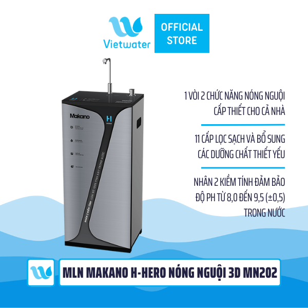  Máy lọc nước nóng nguội Makano H-Hero 3D MN202 