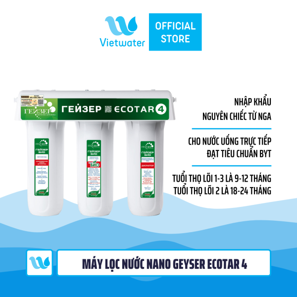  Máy lọc nước Nano Geyser Ecotar 4 