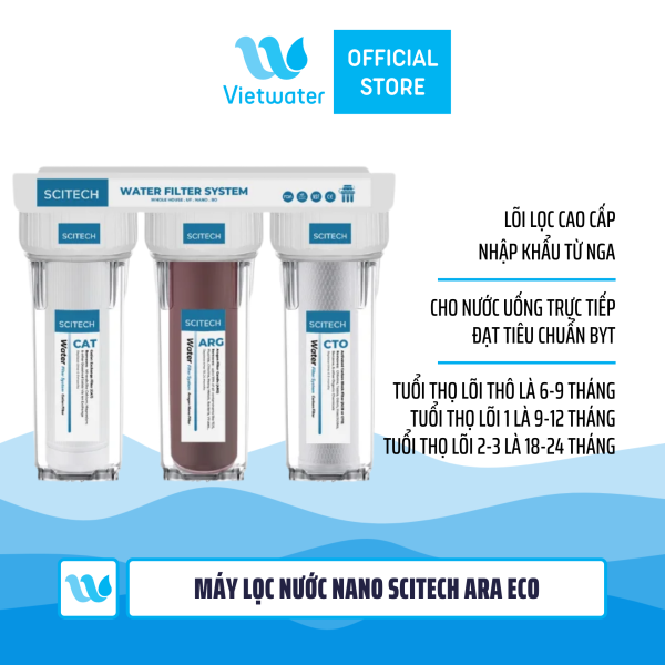  Máy lọc nước Nano Vietwater Ara Eco (Spn-Araeco) 