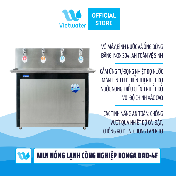  Máy lọc nước nóng lạnh công nghiệp DONGA DAD-4F 