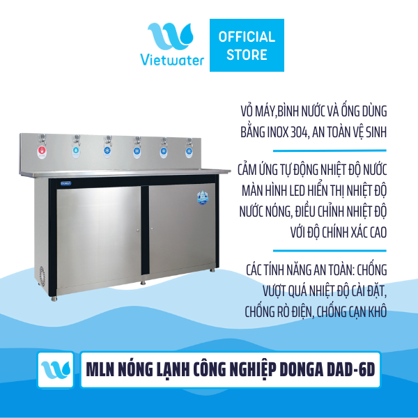  Máy lọc nước nóng lạnh công nghiệp DONGA DAD-6D 