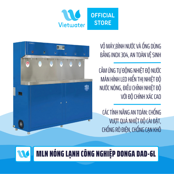  Máy lọc nước nóng lạnh công nghiệp DONGA DAD-6L 