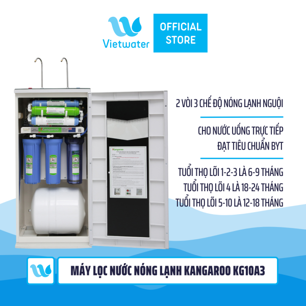  Máy lọc nước nóng lạnh Kangaroo KG10A3 