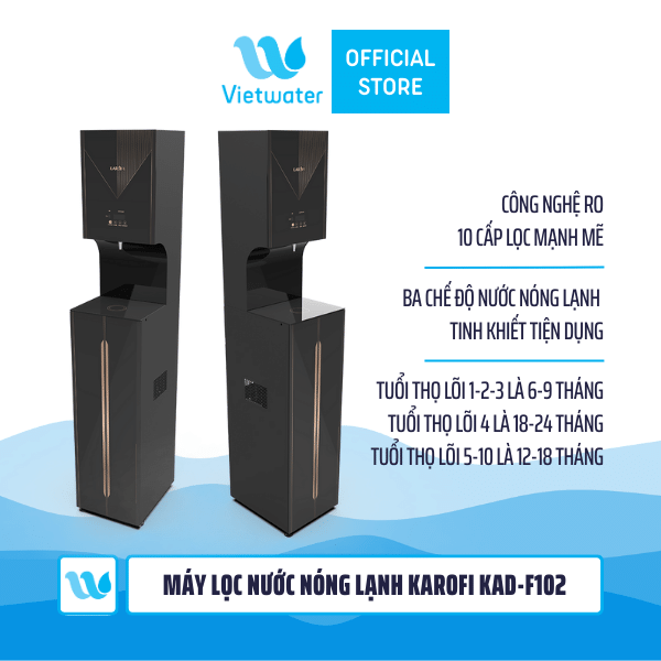  Máy lọc nước nóng lạnh Karofi KAD-F102 
