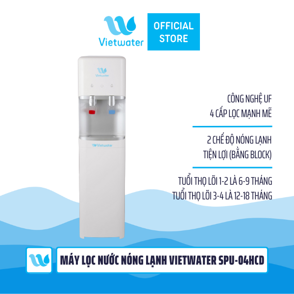  Máy lọc nước nóng lạnh Vietwater SPU-04HCD 