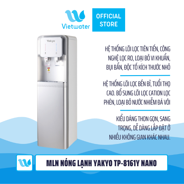  Máy lọc nước nóng lạnh Yakyo TP-8161Y Nano 