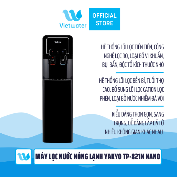  Máy lọc nước nóng lạnh Yakyo TP-821N Nano 