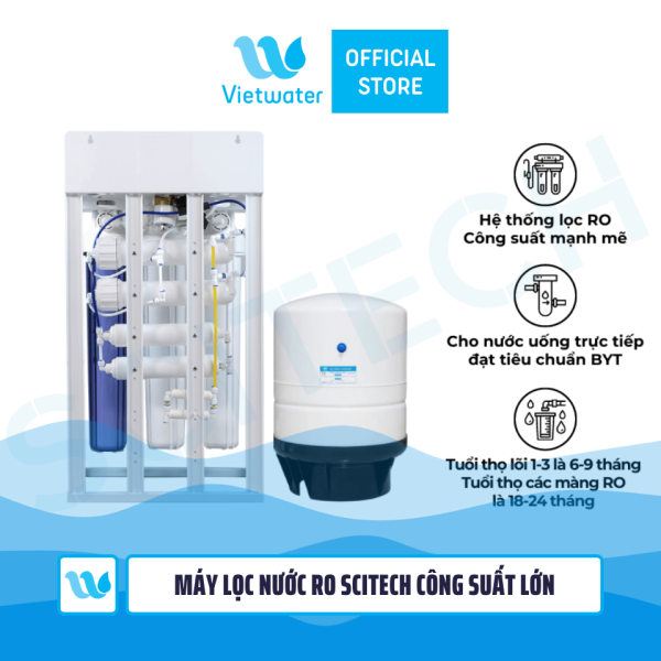  Máy lọc nước RO bán công nghiệp Vietwater 50LPH [đã bao gồm bình áp] 