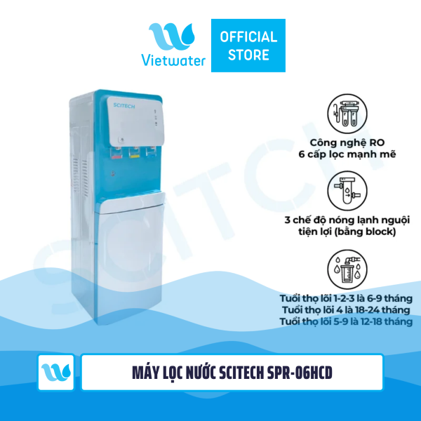  Máy lọc nước nóng lạnh nguội Vietwater SPR-06HCD 