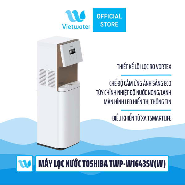 Máy Lọc Nước Toshiba TWP-W1643SV(W) 