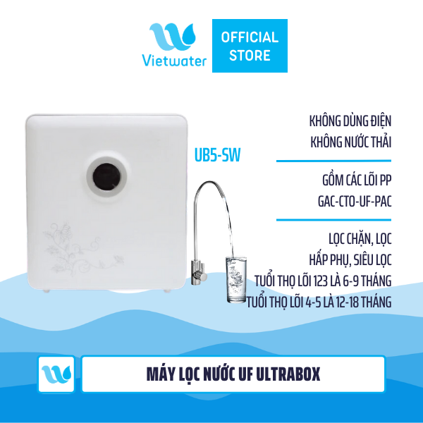  Máy lọc nước UF Vietwater Ultrabox UB5 (SPU-UB5) 