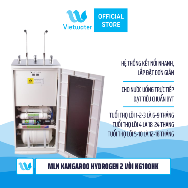  Máy lọc nước Kangaroo Hydrogen 2 vòi KG100HK 