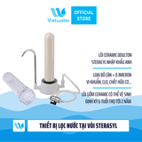  Thiết bị lọc nước tại vòi để bàn Vietwater Sterasyl TC1CER-STS – Thiết bị lọc nước lắp trên bồn rửa, Máy lọc nước Nano Ceramic 